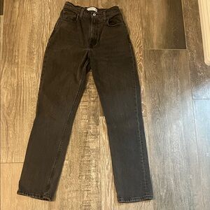 Abercrombie & Fitch 90s straight super high rise Jean curve love size 25/0